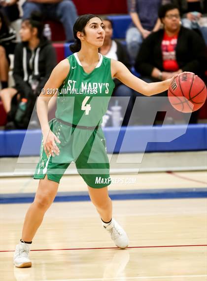 Thumbnail 1 in Verrado vs. St. Mary's (Lady Titan Winter Hoops Classic) photogallery.