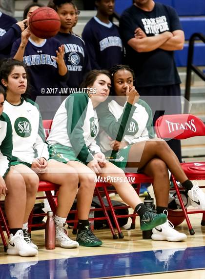 Thumbnail 1 in Verrado vs. St. Mary's (Lady Titan Winter Hoops Classic) photogallery.