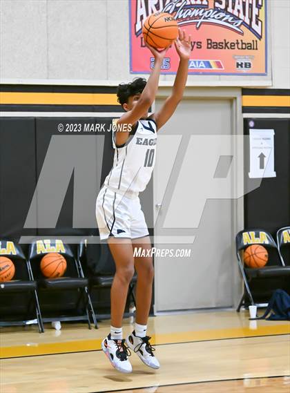 Thumbnail 1 in Phoenix Country Day vs. Phoenix Christian (ALA Coyotes Basketball Invitational - Championship) photogallery.