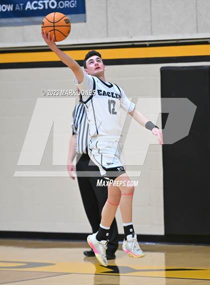 Thumbnail 3 in Phoenix Country Day vs. Phoenix Christian (ALA Coyotes Basketball Invitational - Championship) photogallery.