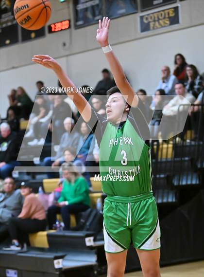 Thumbnail 1 in Phoenix Country Day vs. Phoenix Christian (ALA Coyotes Basketball Invitational - Championship) photogallery.