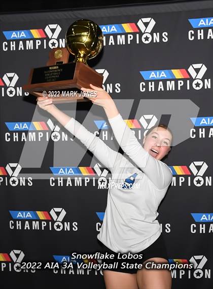 Thumbnail 2 in Snowflake vs. Northwest Christian (AIA 3A Finals Awards) photogallery.
