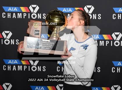 Thumbnail 2 in Snowflake vs. Northwest Christian (AIA 3A Finals Awards) photogallery.