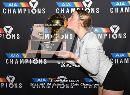 Thumbnail 3 in Snowflake vs. Northwest Christian (AIA 3A Finals Awards) photogallery.