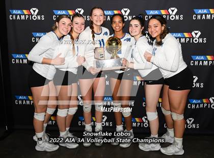 Thumbnail 3 in Snowflake vs. Northwest Christian (AIA 3A Finals Awards) photogallery.