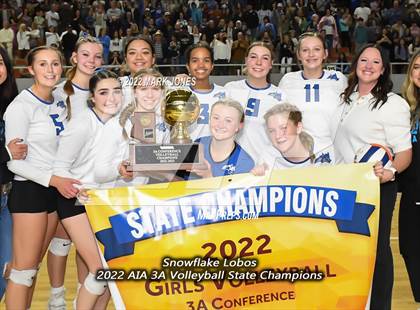Thumbnail 1 in Snowflake vs. Northwest Christian (AIA 3A Finals Awards) photogallery.