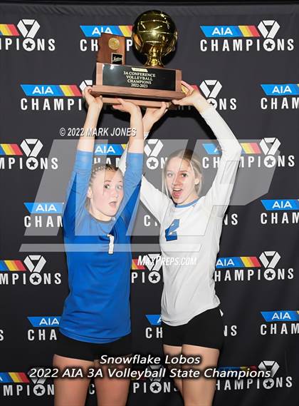 Thumbnail 1 in Snowflake vs. Northwest Christian (AIA 3A Finals Awards) photogallery.