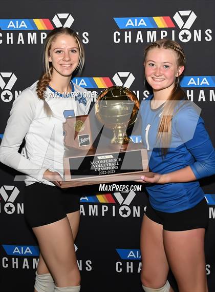 Thumbnail 3 in Snowflake vs. Northwest Christian (AIA 3A Finals Awards) photogallery.