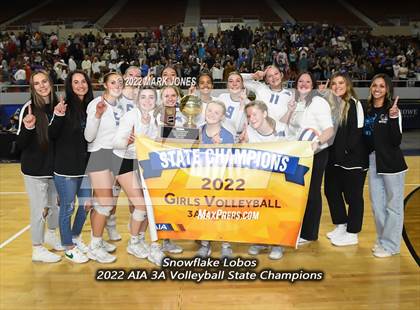 Thumbnail 1 in Snowflake vs. Northwest Christian (AIA 3A Finals Awards) photogallery.
