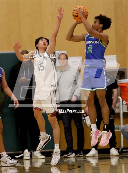 Thumbnail 2 in St. Joseph vs. Branson (De La Salle MLK Classic) photogallery.