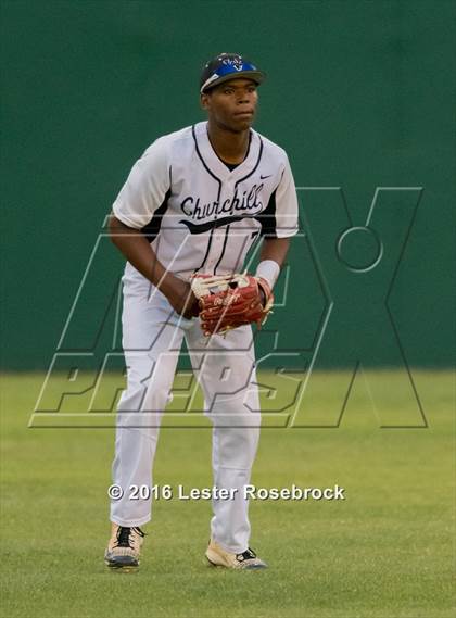 Thumbnail 1 in Holmes vs Churchill ( UIL 6A Area Playoffs) photogallery.
