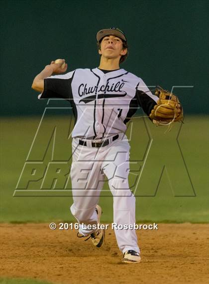 Thumbnail 2 in Holmes vs Churchill ( UIL 6A Area Playoffs) photogallery.