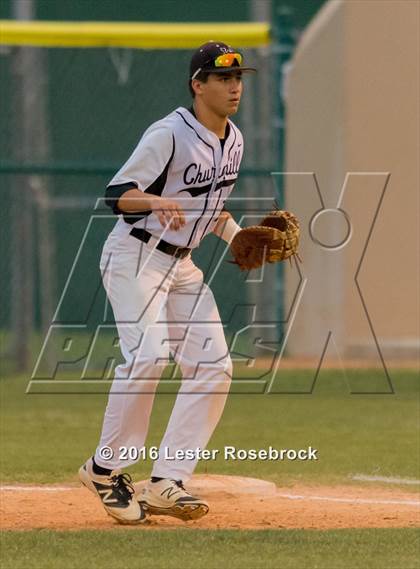 Thumbnail 2 in Holmes vs Churchill ( UIL 6A Area Playoffs) photogallery.