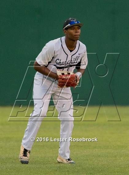 Thumbnail 2 in Holmes vs Churchill ( UIL 6A Area Playoffs) photogallery.