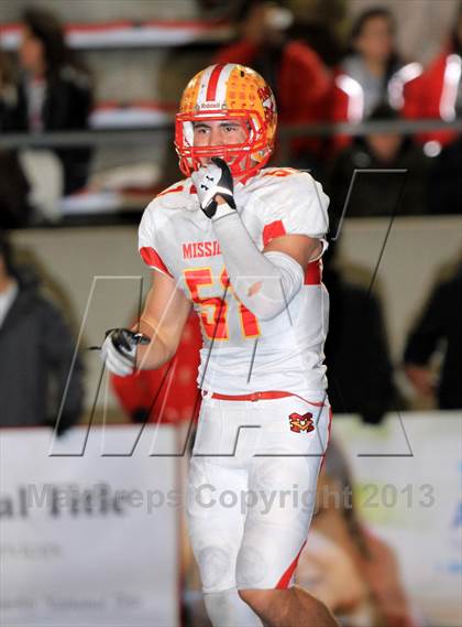 Thumbnail 2 in Mater Dei v Mission Viejo (CIF SS Playoff) photogallery.