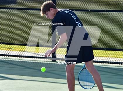 Thumbnail 2 in Independence vs Midlothian (UIL 5A Tennis Regional Mixed Doubles Playoff) photogallery.