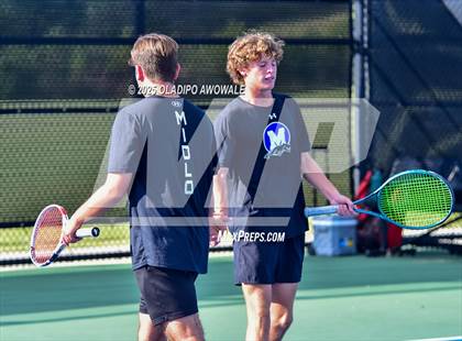 Thumbnail 2 in Independence vs Midlothian (UIL 5A Tennis Regional Mixed Doubles Playoff) photogallery.