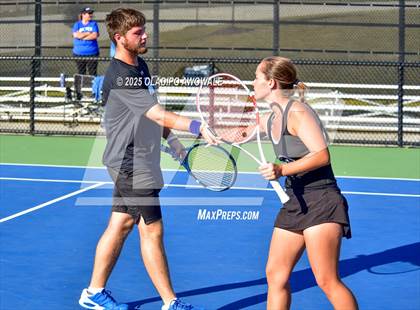 Thumbnail 3 in Independence vs Midlothian (UIL 5A Tennis Regional Mixed Doubles Playoff) photogallery.