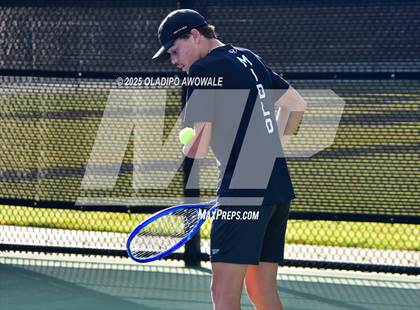 Thumbnail 1 in Independence vs Midlothian (UIL 5A Tennis Regional Mixed Doubles Playoff) photogallery.