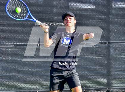 Thumbnail 3 in Independence vs Midlothian (UIL 5A Tennis Regional Mixed Doubles Playoff) photogallery.