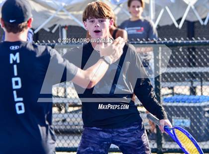 Thumbnail 1 in Independence vs Midlothian (UIL 5A Tennis Regional Mixed Doubles Playoff) photogallery.