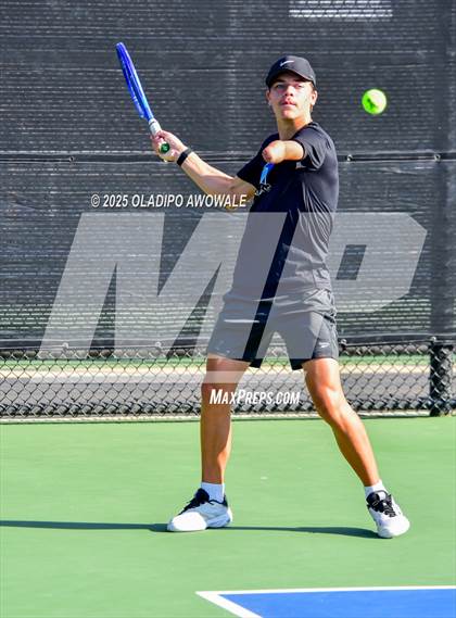 Thumbnail 2 in Independence vs Midlothian (UIL 5A Tennis Regional Mixed Doubles Playoff) photogallery.