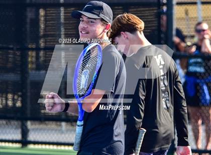 Thumbnail 2 in Independence vs Midlothian (UIL 5A Tennis Regional Mixed Doubles Playoff) photogallery.
