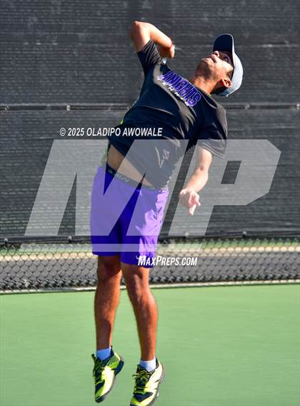 Thumbnail 3 in Independence vs Midlothian (UIL 5A Tennis Regional Mixed Doubles Playoff) photogallery.