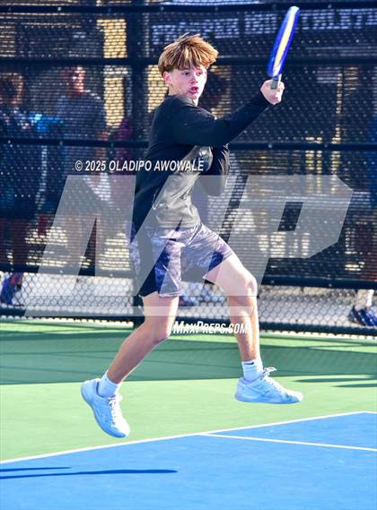 Thumbnail 2 in Independence vs Midlothian (UIL 5A Tennis Regional Mixed Doubles Playoff) photogallery.