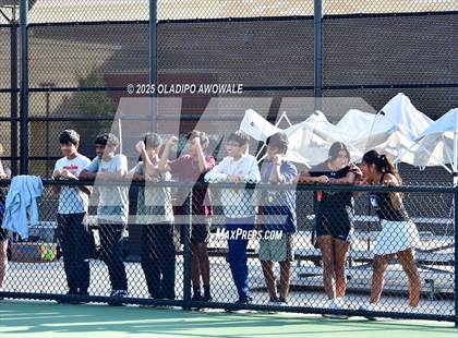 Thumbnail 2 in Independence vs Midlothian (UIL 5A Tennis Regional Mixed Doubles Playoff) photogallery.