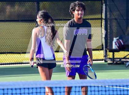 Thumbnail 1 in Independence vs Midlothian (UIL 5A Tennis Regional Mixed Doubles Playoff) photogallery.