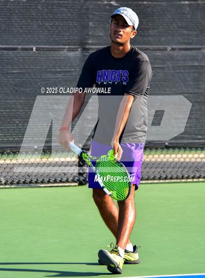 Thumbnail 2 in Independence vs Midlothian (UIL 5A Tennis Regional Mixed Doubles Playoff) photogallery.