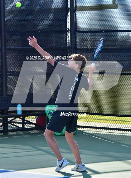 Thumbnail 3 in Independence vs Midlothian (UIL 5A Tennis Regional Mixed Doubles Playoff) photogallery.