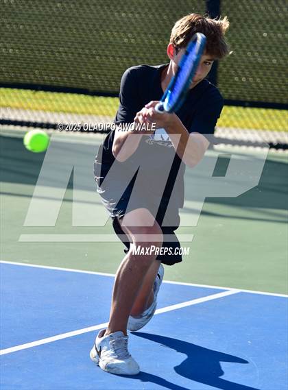 Thumbnail 3 in Independence vs Midlothian (UIL 5A Tennis Regional Mixed Doubles Playoff) photogallery.