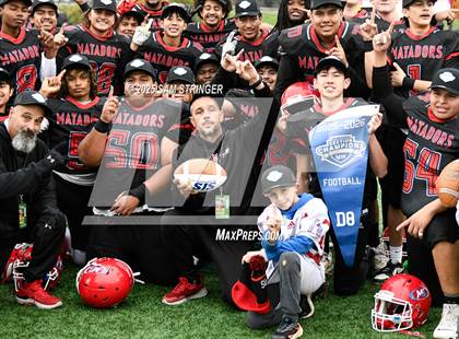 Thumbnail 3 in Mira Loma vs. Foresthill (CIF SJS D8 Final) photogallery.