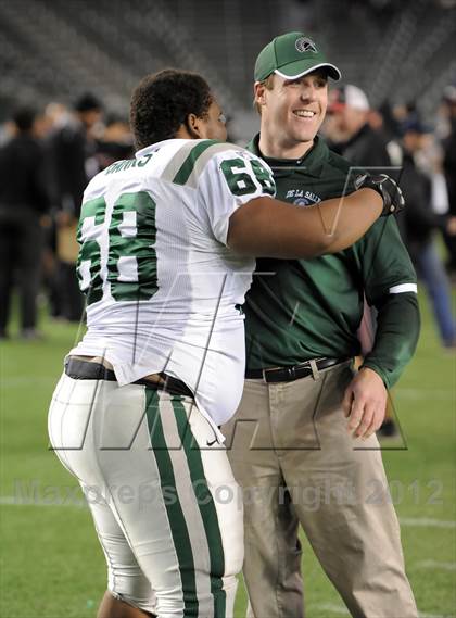 Thumbnail 3 in De La Salle vs. Centennial (CIF State Open Final) photogallery.