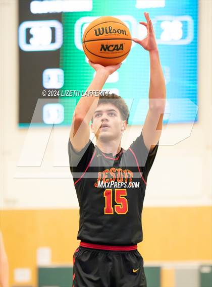 Thumbnail 2 in Clovis North vs Jesuit (MLK Classic) photogallery.