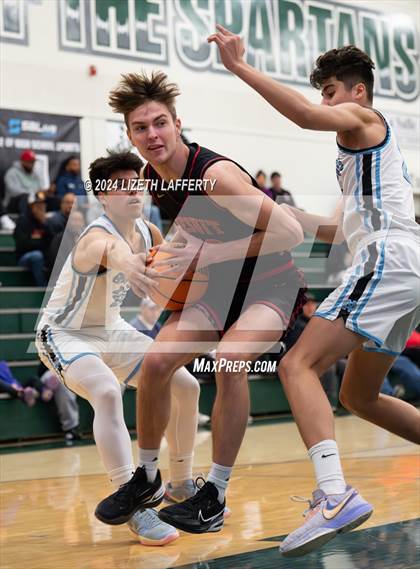 Thumbnail 3 in Clovis North vs Jesuit (MLK Classic) photogallery.