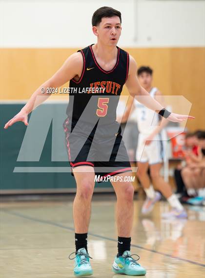 Thumbnail 2 in Clovis North vs Jesuit (MLK Classic) photogallery.
