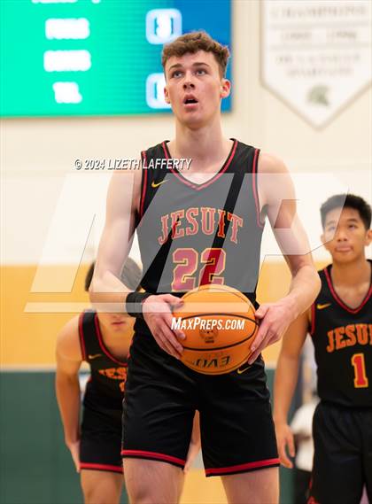 Thumbnail 3 in Clovis North vs Jesuit (MLK Classic) photogallery.
