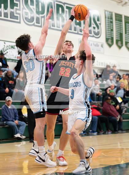 Thumbnail 1 in Clovis North vs Jesuit (MLK Classic) photogallery.