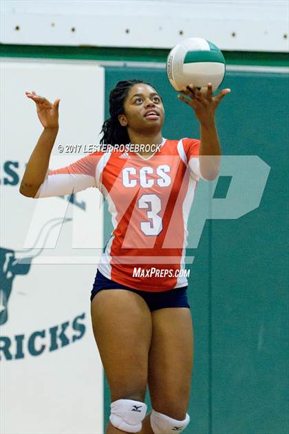 Thumbnail 1 in Cornerstone Christian vs Lytle (Pearsall VB Tournament) photogallery.