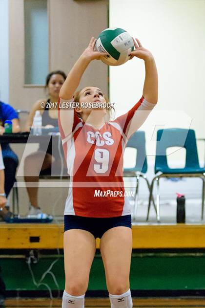 Thumbnail 1 in Cornerstone Christian vs Lytle (Pearsall VB Tournament) photogallery.