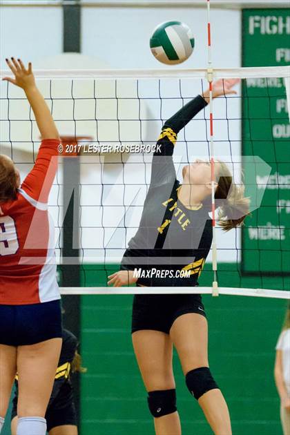 Thumbnail 1 in Cornerstone Christian vs Lytle (Pearsall VB Tournament) photogallery.