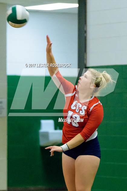 Thumbnail 1 in Cornerstone Christian vs Lytle (Pearsall VB Tournament) photogallery.