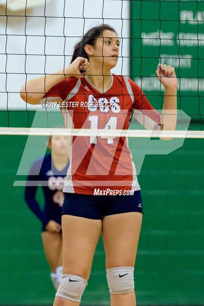 Thumbnail 2 in Cornerstone Christian vs Lytle (Pearsall VB Tournament) photogallery.
