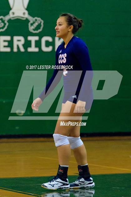 Thumbnail 1 in Cornerstone Christian vs Lytle (Pearsall VB Tournament) photogallery.