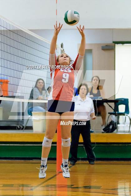 Thumbnail 1 in Cornerstone Christian vs Lytle (Pearsall VB Tournament) photogallery.