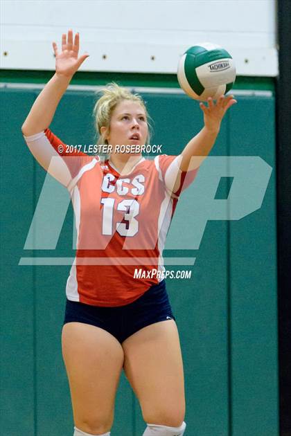 Thumbnail 3 in Cornerstone Christian vs Lytle (Pearsall VB Tournament) photogallery.