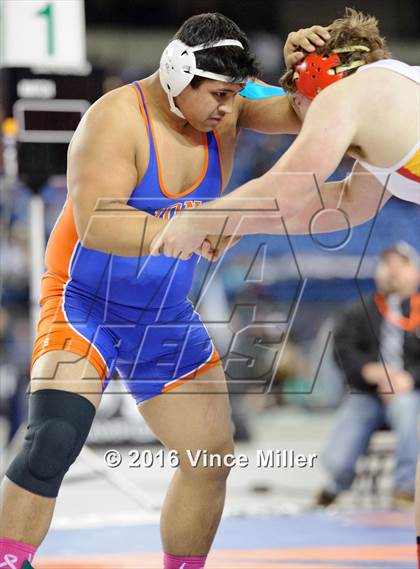 Thumbnail 2 in WIAA 3A 285 LB Championship photogallery.